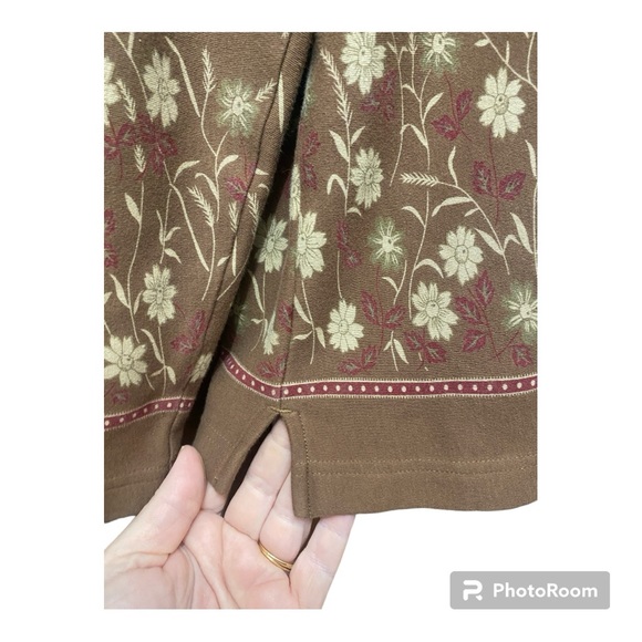 ORVIS Ladies Brown Pullover Top Like New Size Large - Picture 3 of 10